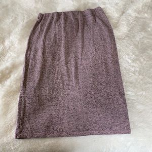 Knit pencil skirt